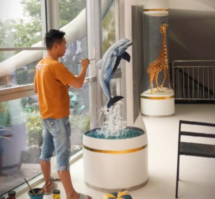 神笔马良李佳月作品,神笔马良3d立体画