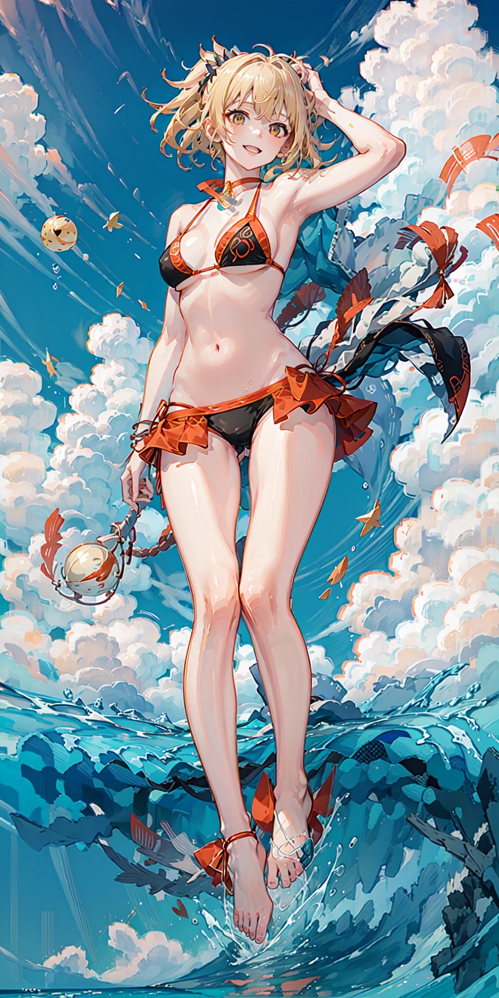 原神宵宫动漫壁纸,原神宵宫和空的壁纸