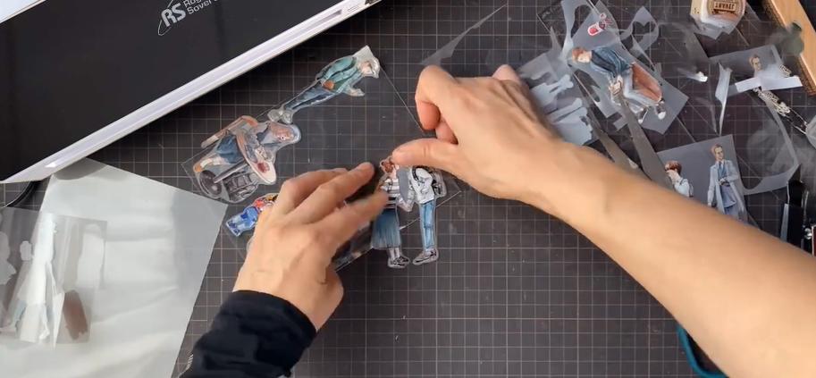 塑封机封1寸照片,塑封机塑封照片有长条印