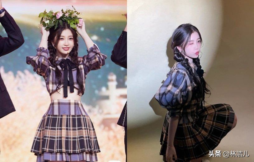 虞书欣赵露思都是圆脸编发模板,虞书欣同款低丸子头短发怎么梳