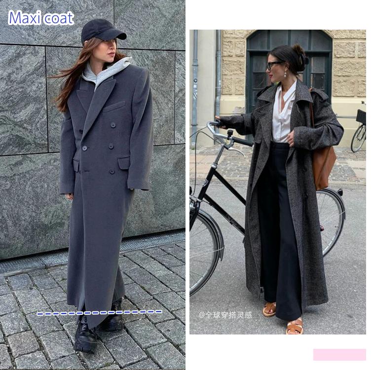 冬季呢子衣小个子穿搭,现在冬季上下衣穿搭