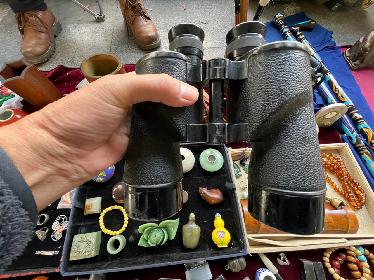 古玩市场老物件老瓷器,古玩市场买老瓷器