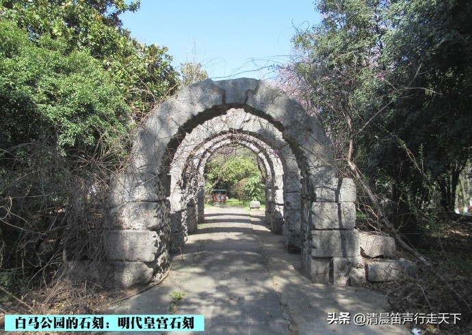 白马公园白马石刻朝代,公园石刻精品欣赏