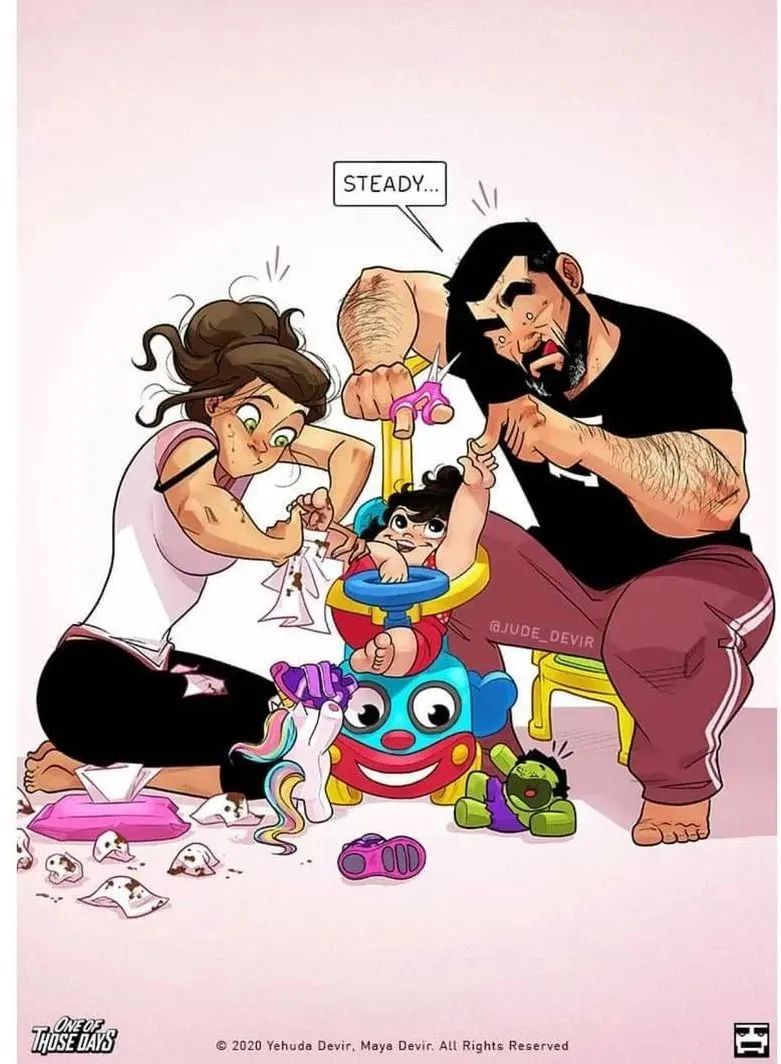 硬汉婚后画与“娇妻”鬼畜日常，被570万人在线围观，太甜腻了