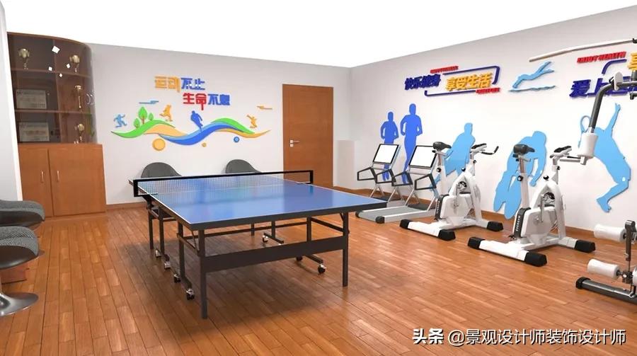 健身房设计方案效果图费用,健身房设计案例大全