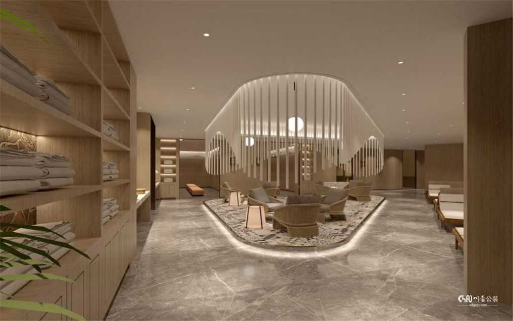 洗浴中心设计装修吧台,洗浴中心设计装修推荐