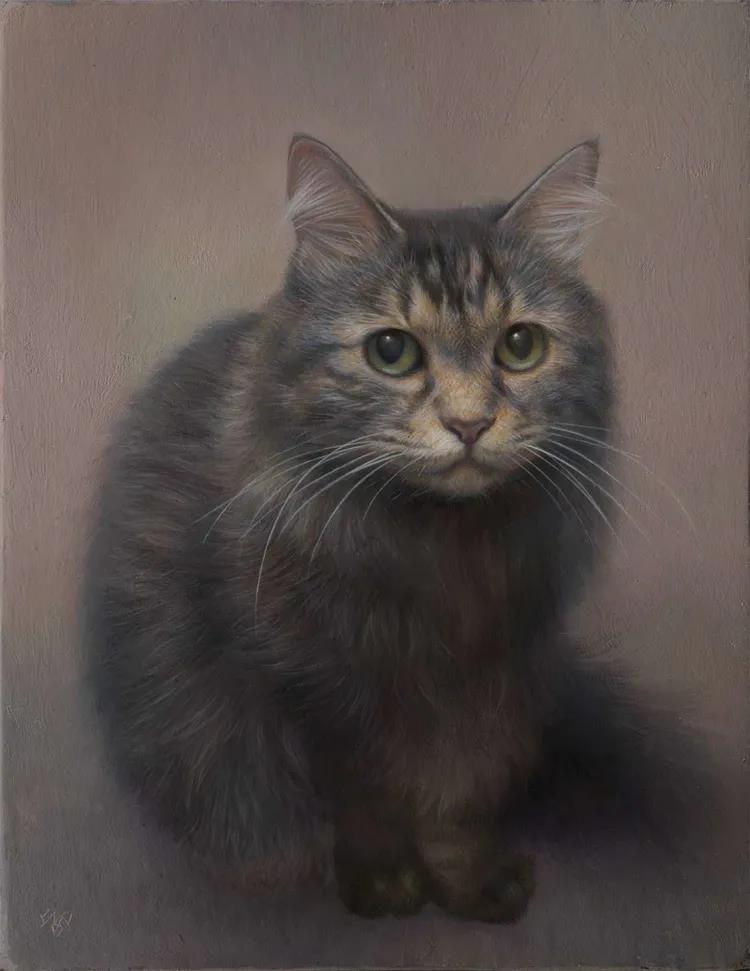 厚重写实的人物油画作品,超写实人物油画艺术作品欣赏