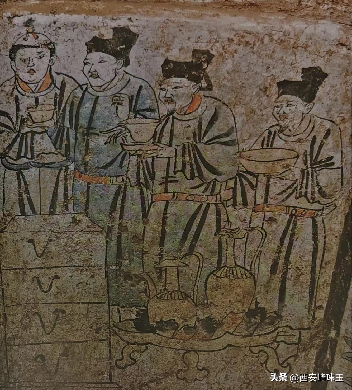 内蒙古敖汉旗大甸子遗址与墓地,敖汉旗下湾子5号辽墓壁画