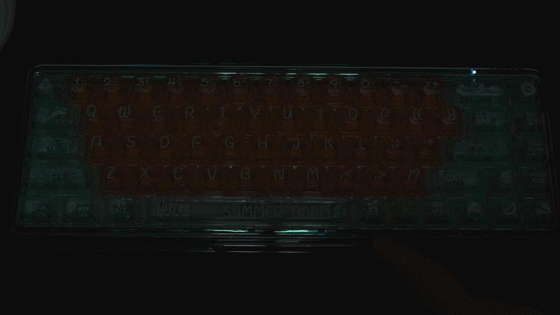 lofree洛斐机械键盘测评,洛斐全透明机械键盘