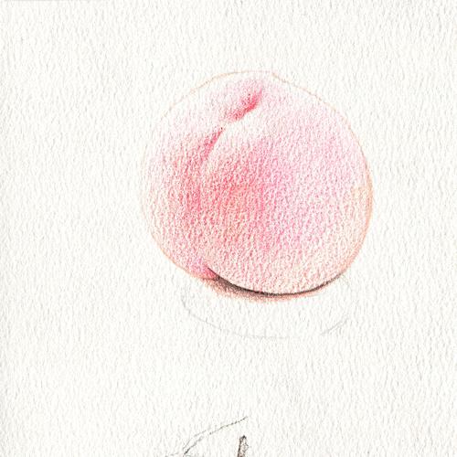 国画怎么样画桃子视频,画简单的桃子