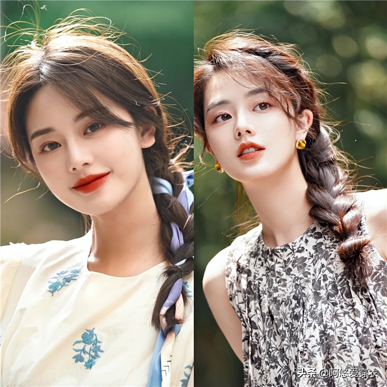 头发特别短扎头发简单好看9-12岁,别再披头发了这3款扎发才好看