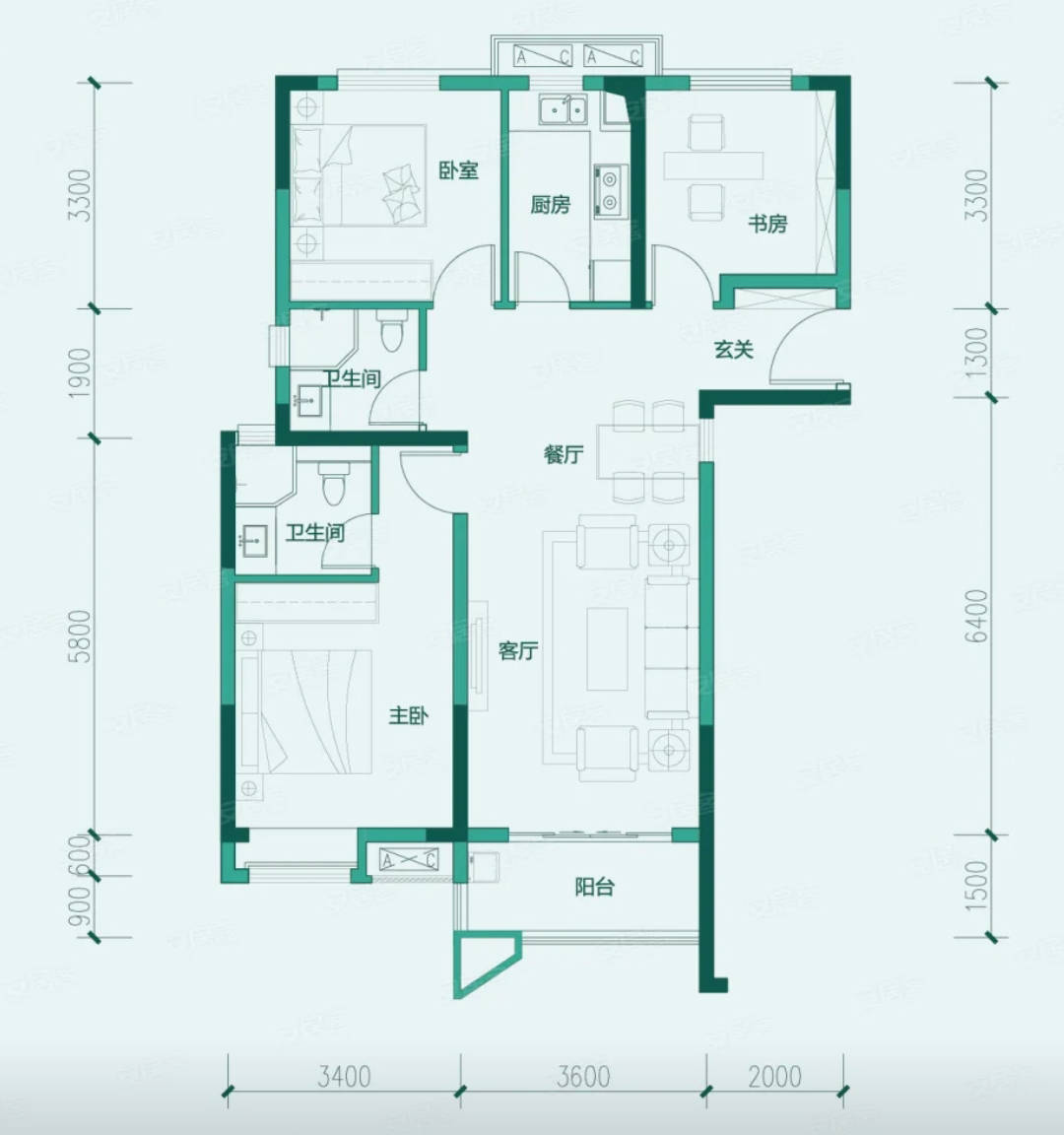 农村大阳台不封阳台的最佳方案,6米大阳台怎么不封阳台好看