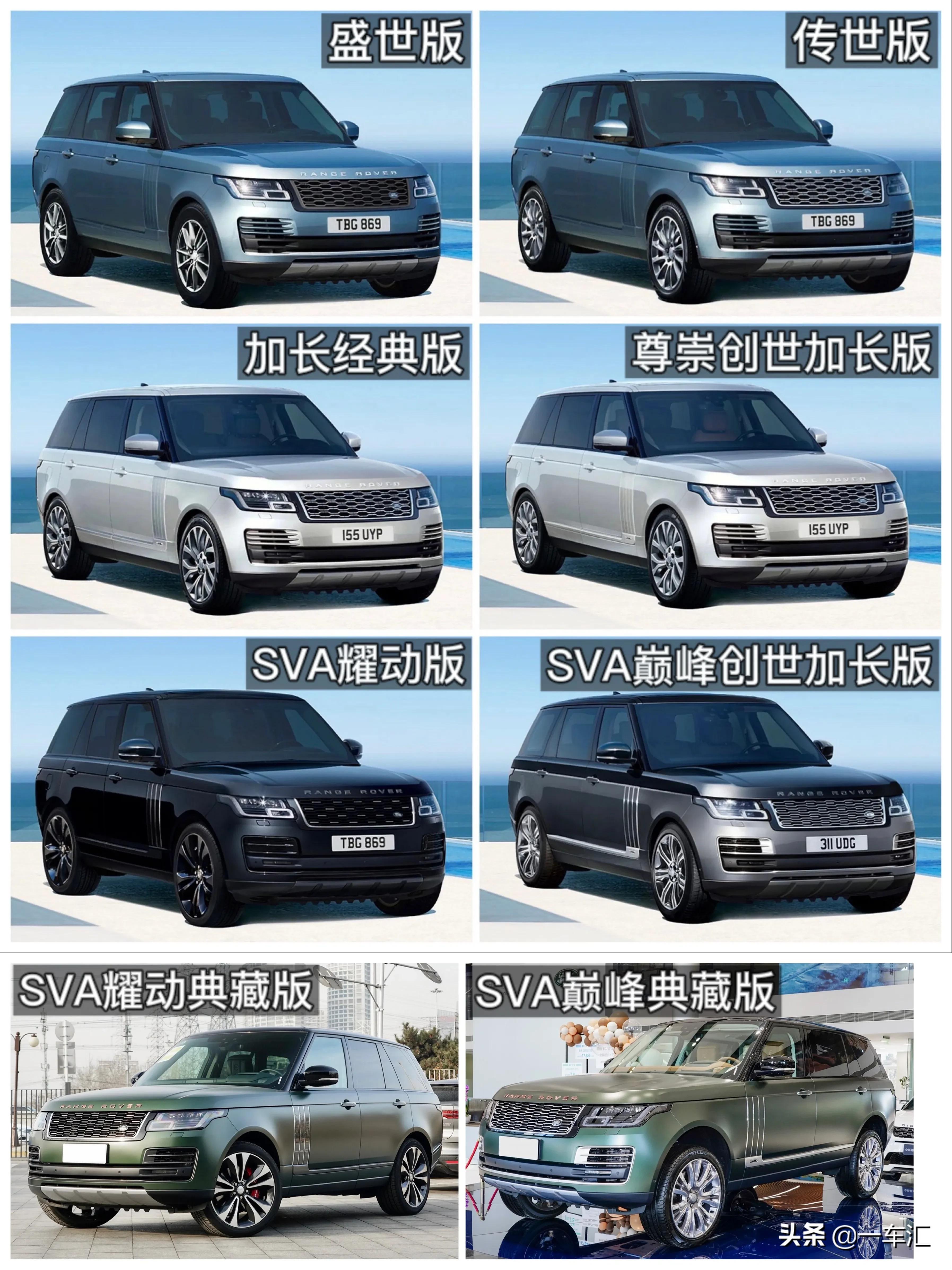 2022款路虎揽胜首发版配置,2022款路虎揽胜配置详解