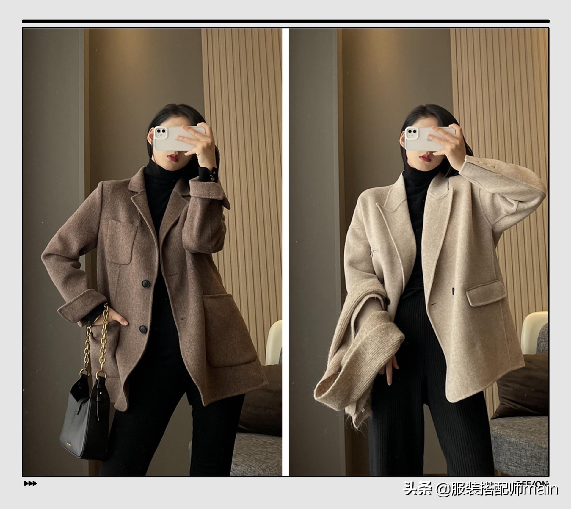 显高不臃肿有哪些时尚大衣穿法,长款大衣想要穿得不臃肿又显气质