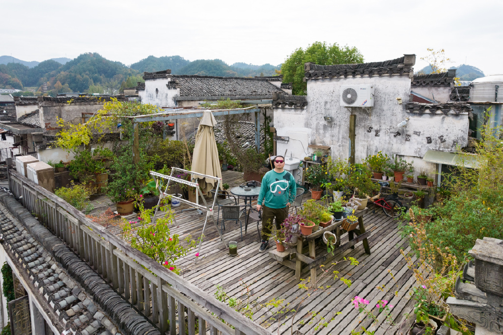 歙县徽州古城仰月草堂徽州民宿,歙县徽州古城包吃住民宿