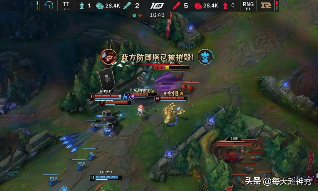 lpl比赛tt2023战果,rng被厄斐琉斯五杀