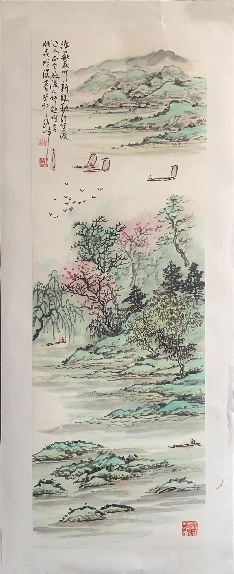 黄宾虹的人物画用笔酣畅,一代宗师黄宾虹山水画