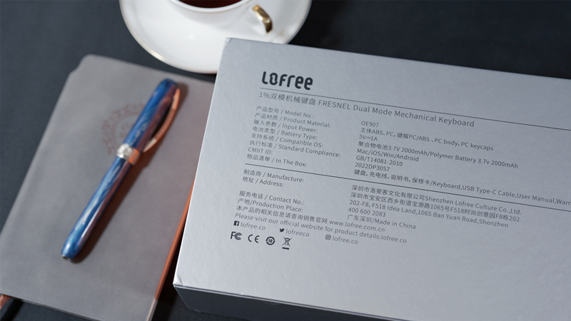 lofree洛斐机械键盘测评,洛斐全透明机械键盘