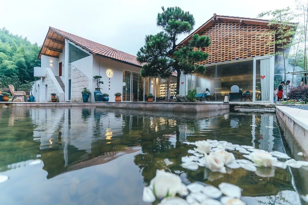 莫干山民宿泡温泉,莫干山温泉雪景民宿