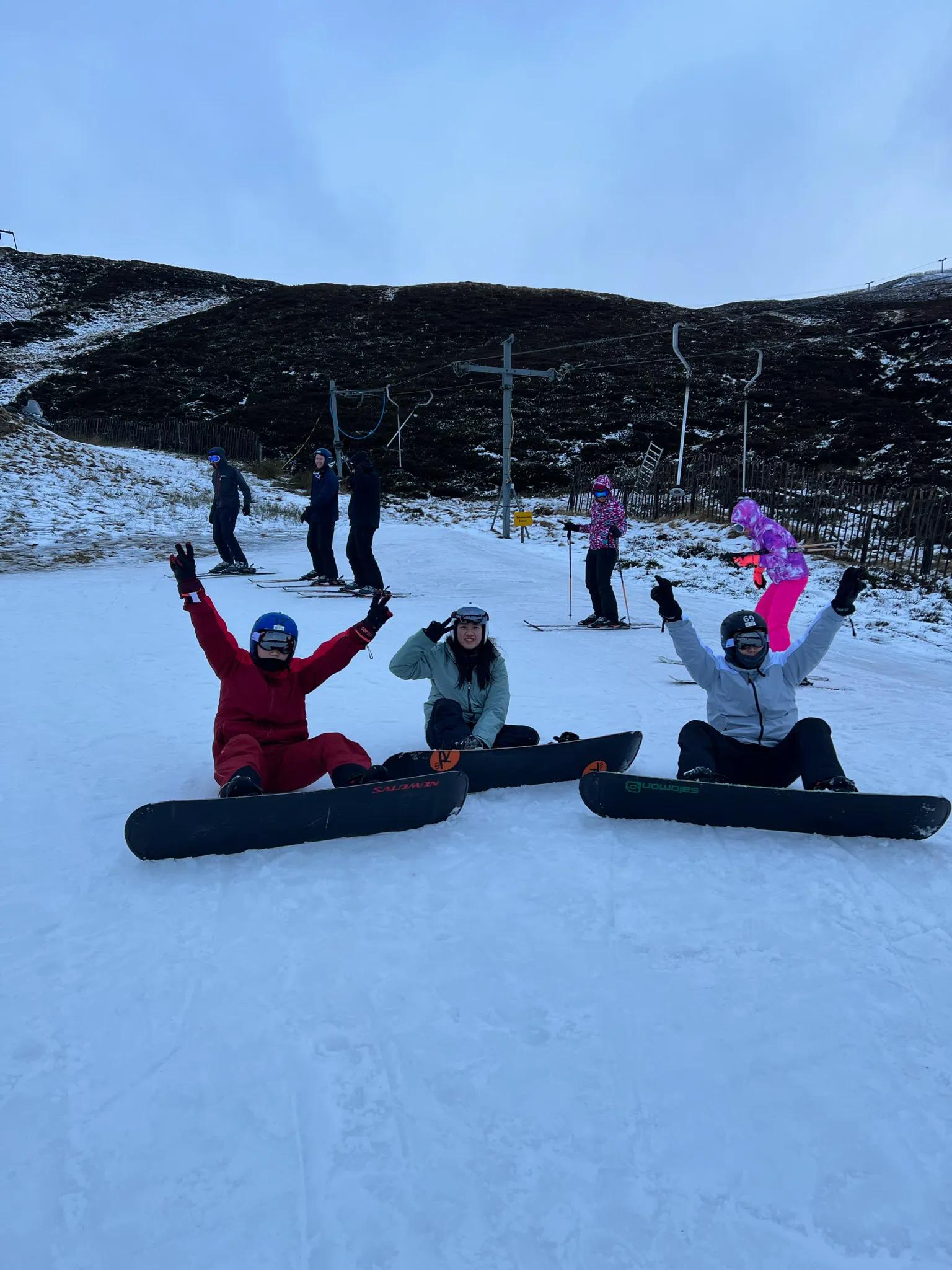 英国滑雪护臀,苏格兰glenshee滑雪
