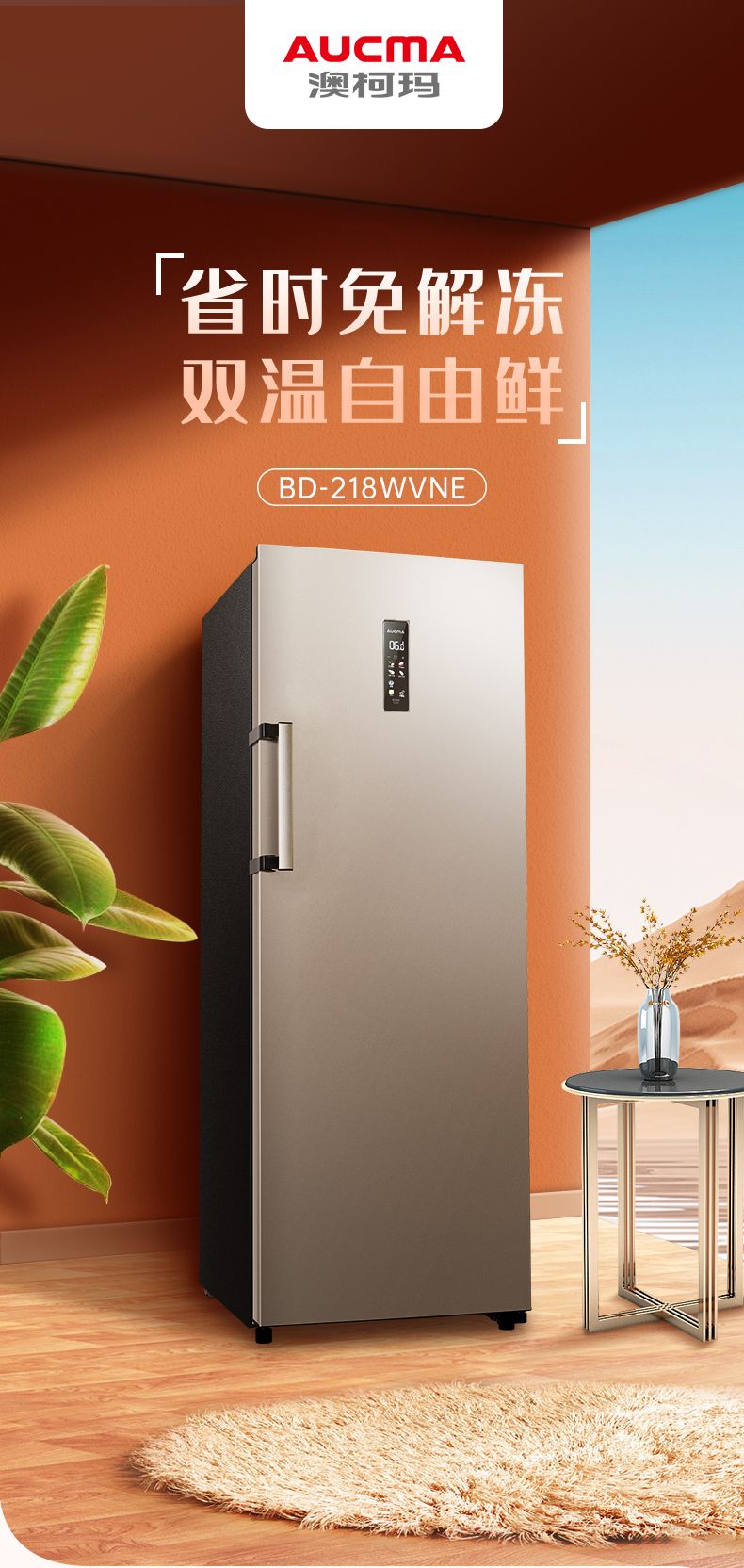 澳柯玛双温冰柜规格及价格,立式冷柜推荐测评澳柯玛