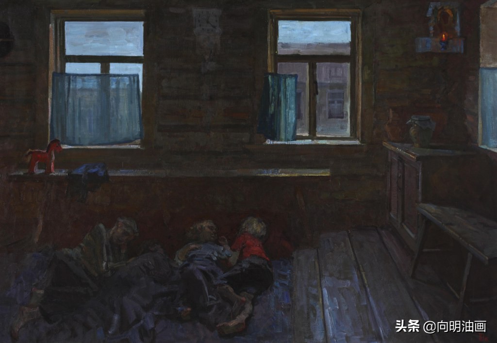 俄罗斯列宾美术学院油画肖像,列宾美术学院油画大师作品欣赏