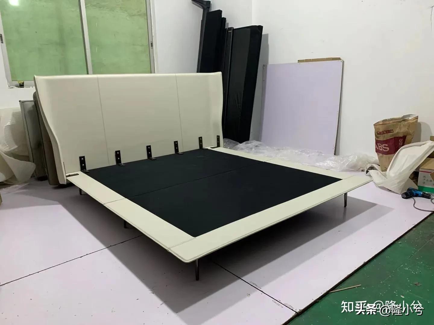 品牌皮床生产全过程,真皮床制作全过程