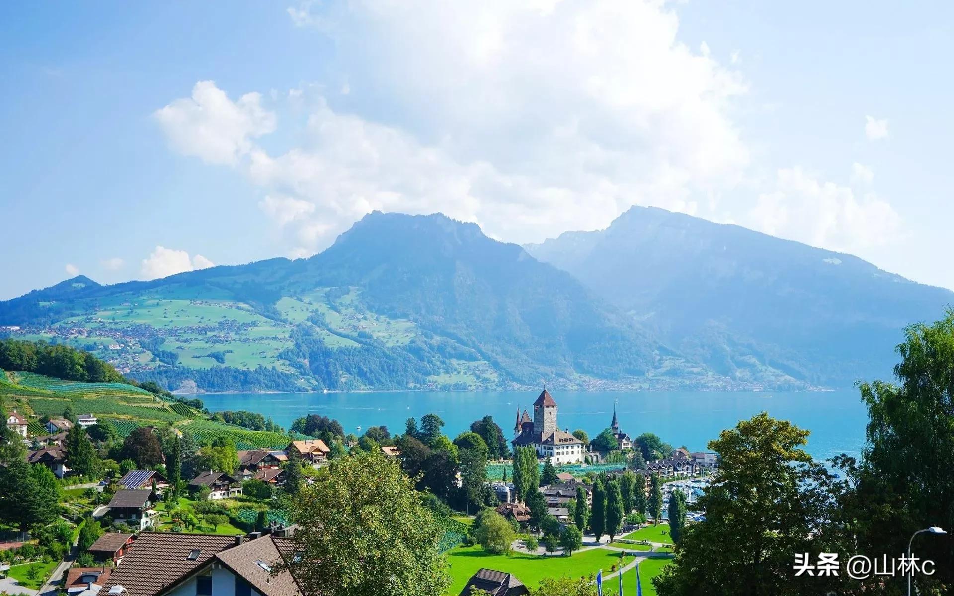瑞士超清壁纸1080p,瑞士阿尔卑斯山雪山风景壁纸