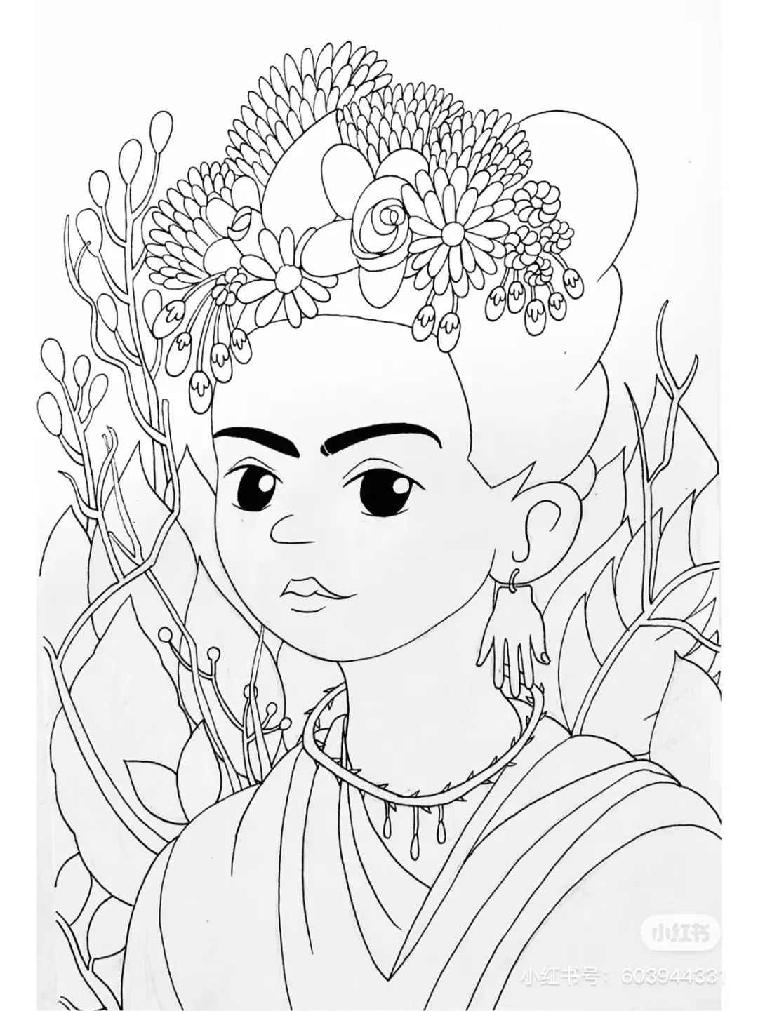 针管笔画线条练习,针管笔黑白装饰画线描