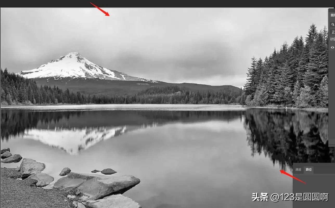 ps如何把彩色图片变成黑白图片,ps如何把彩色图片变成黑白的图片