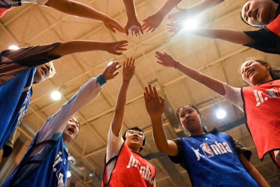 天津东丽区有支女子“灌篮高手”