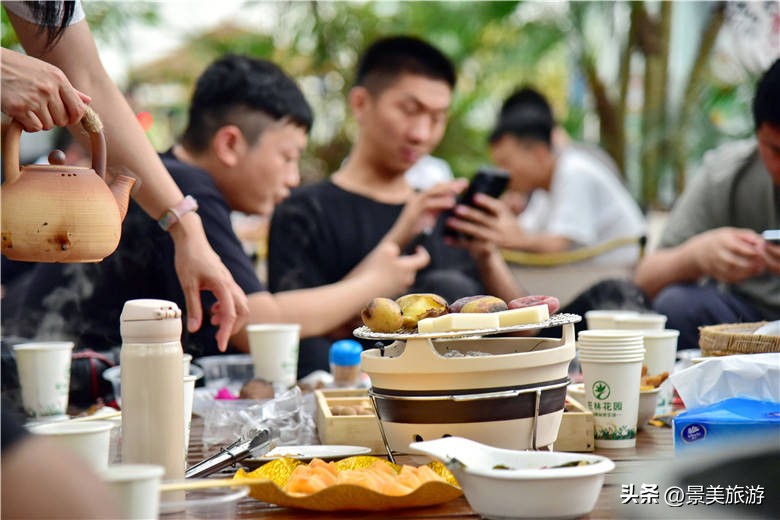 一壶围炉煮茶月引客上万人，佛山旺林艺术花园将网红项目变现