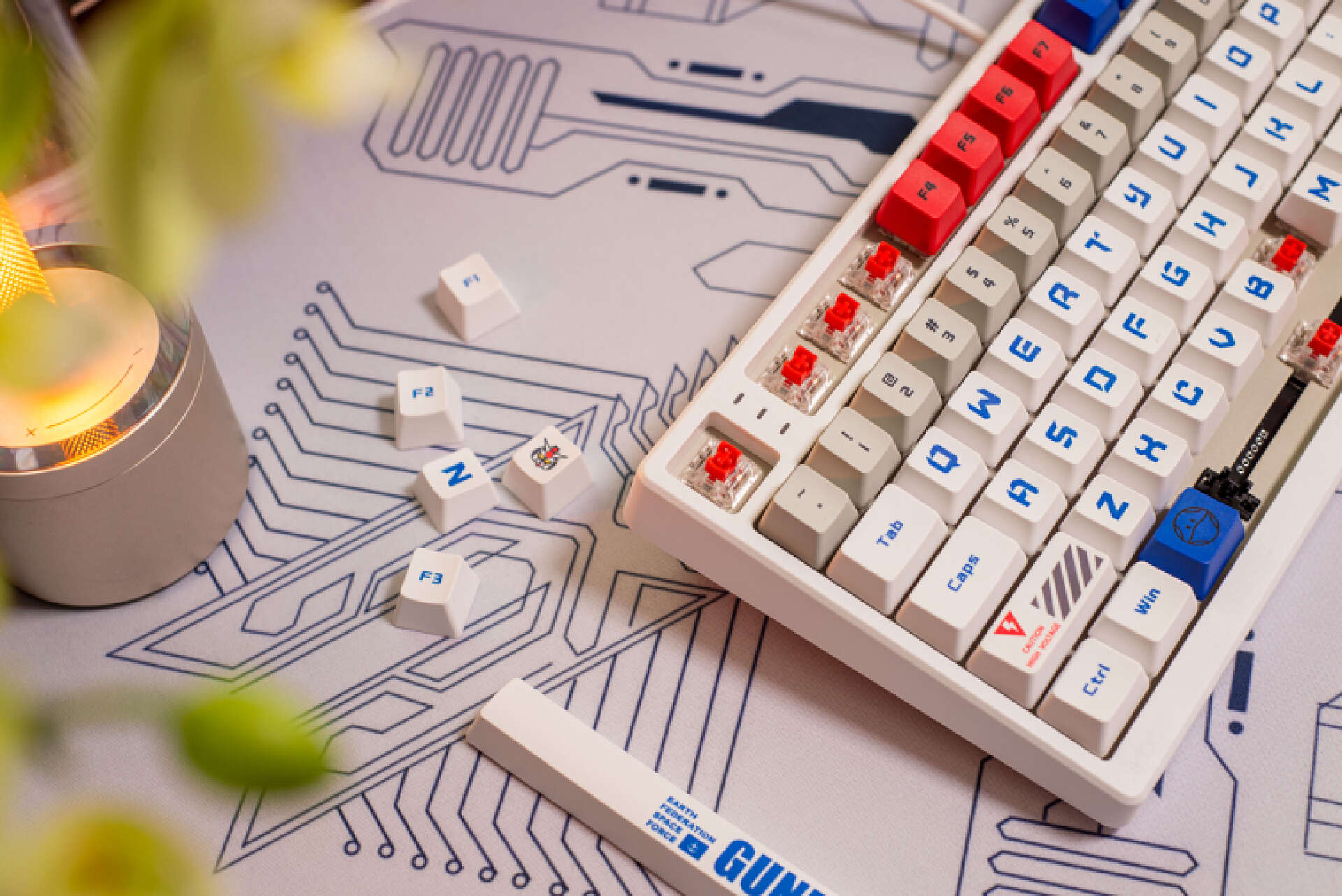 ikbc高达联名键盘值得买吗青轴,ikbc高达联名键盘87键开箱1.0版本