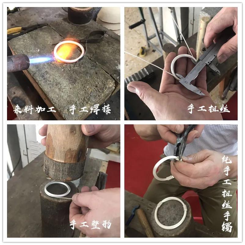 足银手镯哪种的款式最好看,足银999.9今年最流行的银手镯