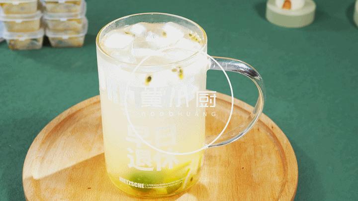 每天一杯百香果无糖果茶,百香果柠檬水夏日冲饮推荐