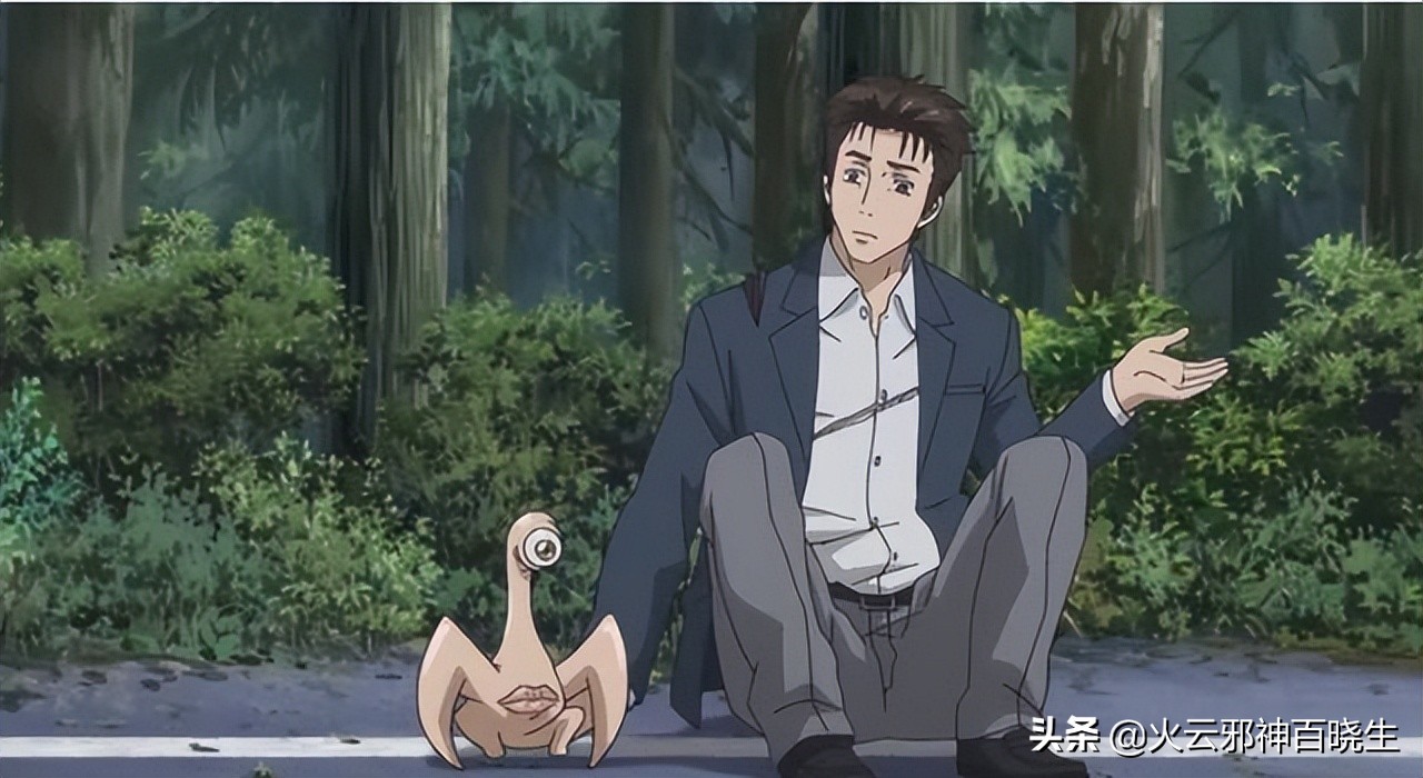 寄生兽从头到尾都不是人类的对手,寄生兽几秒就可占据人类的身体