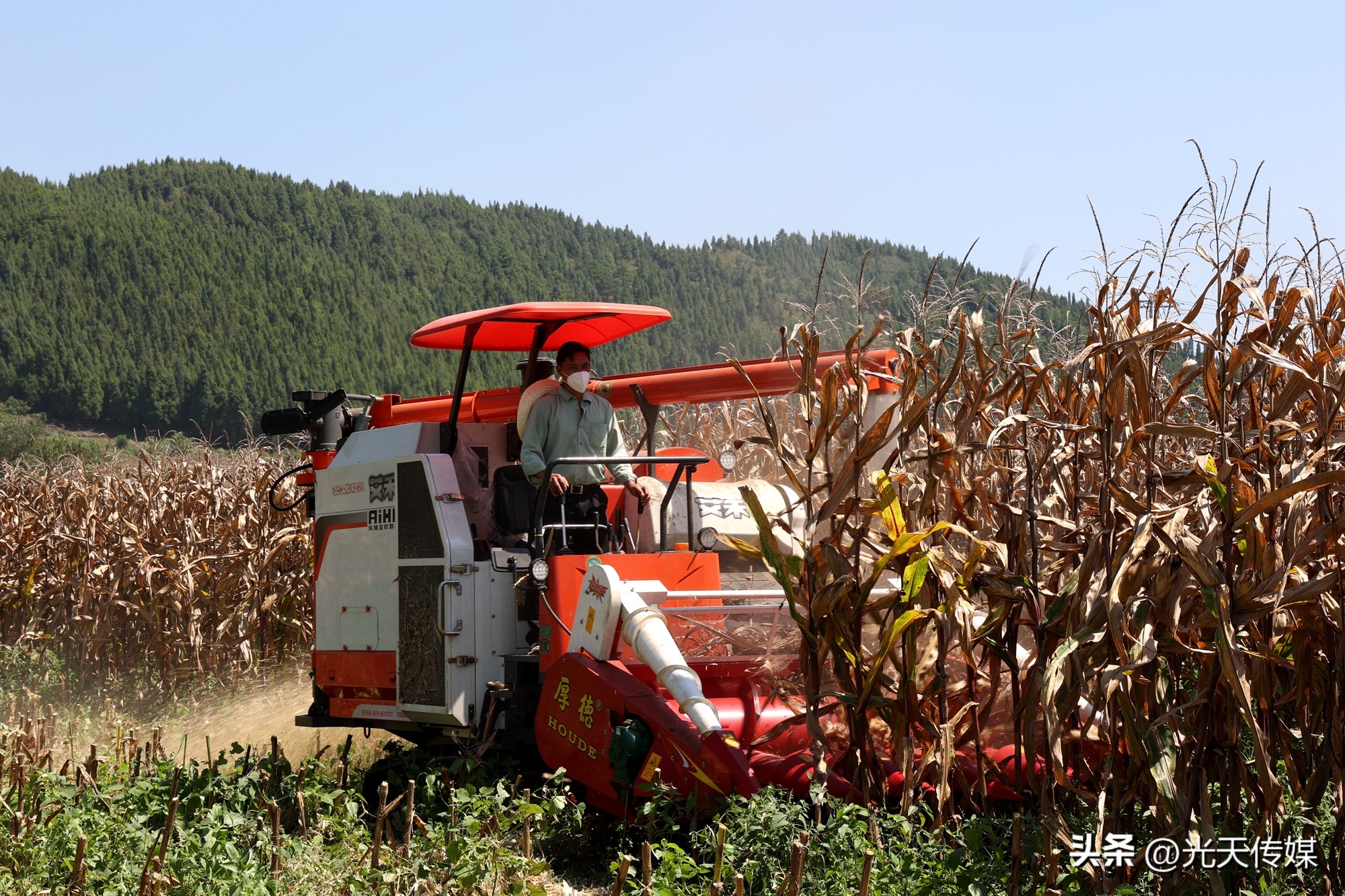 贵州麻江:机械唱“主角”稳粮促增收