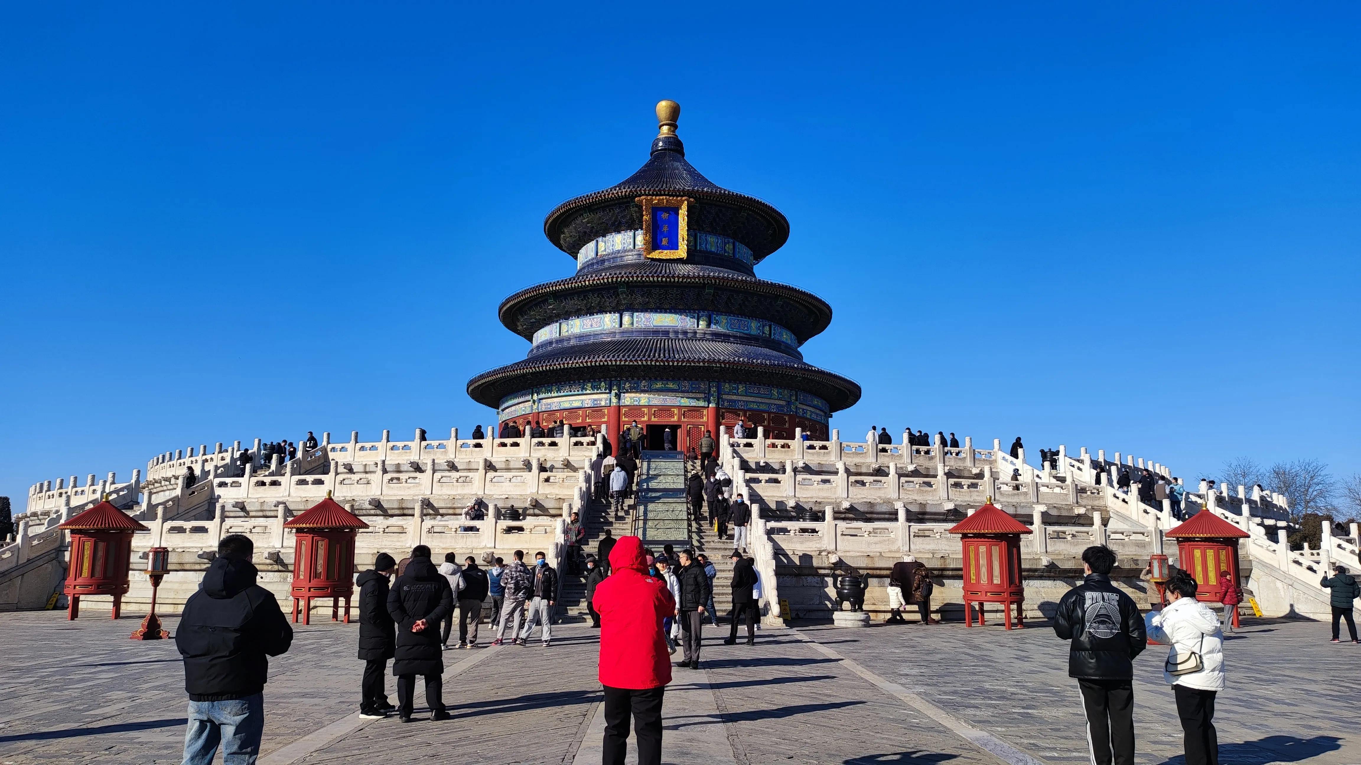 中国现存最大的古代祭祀性建筑群,古代祈年殿建造
