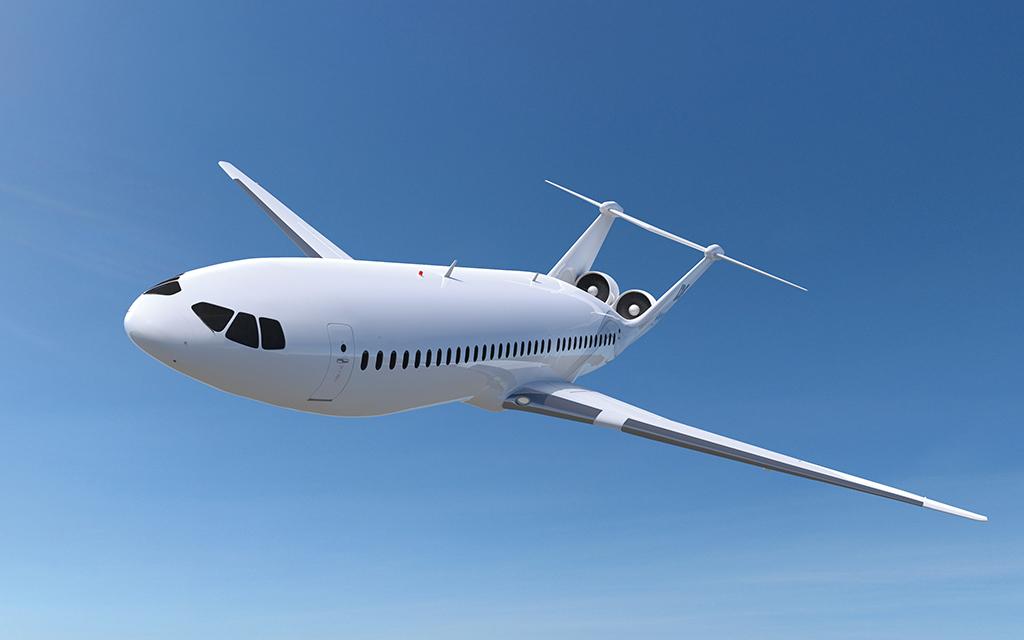 “滚回绘图板”被淘汰的飞行器方案218-未来概念客机,极光D8