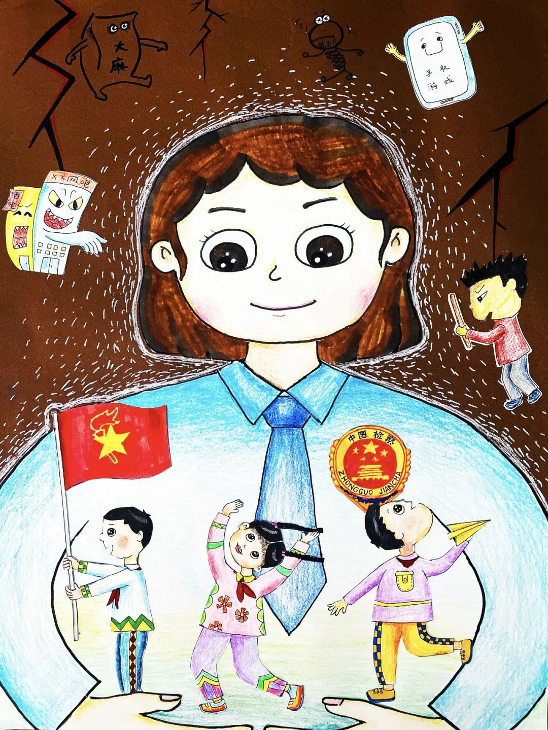 画言检语！这是孩子们眼中的“法”