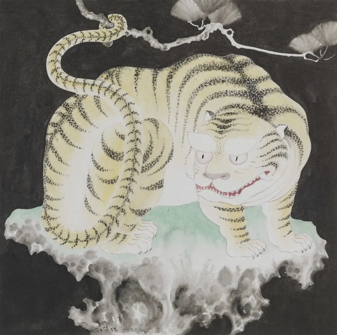 严谨细致的书法,水墨气韵生动的线描