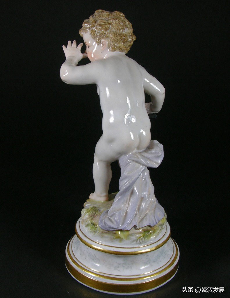 欧洲瓷器之祖-梅森Meissen制瓷厂-爱神丘比特“爱”主题瓷塑（1）