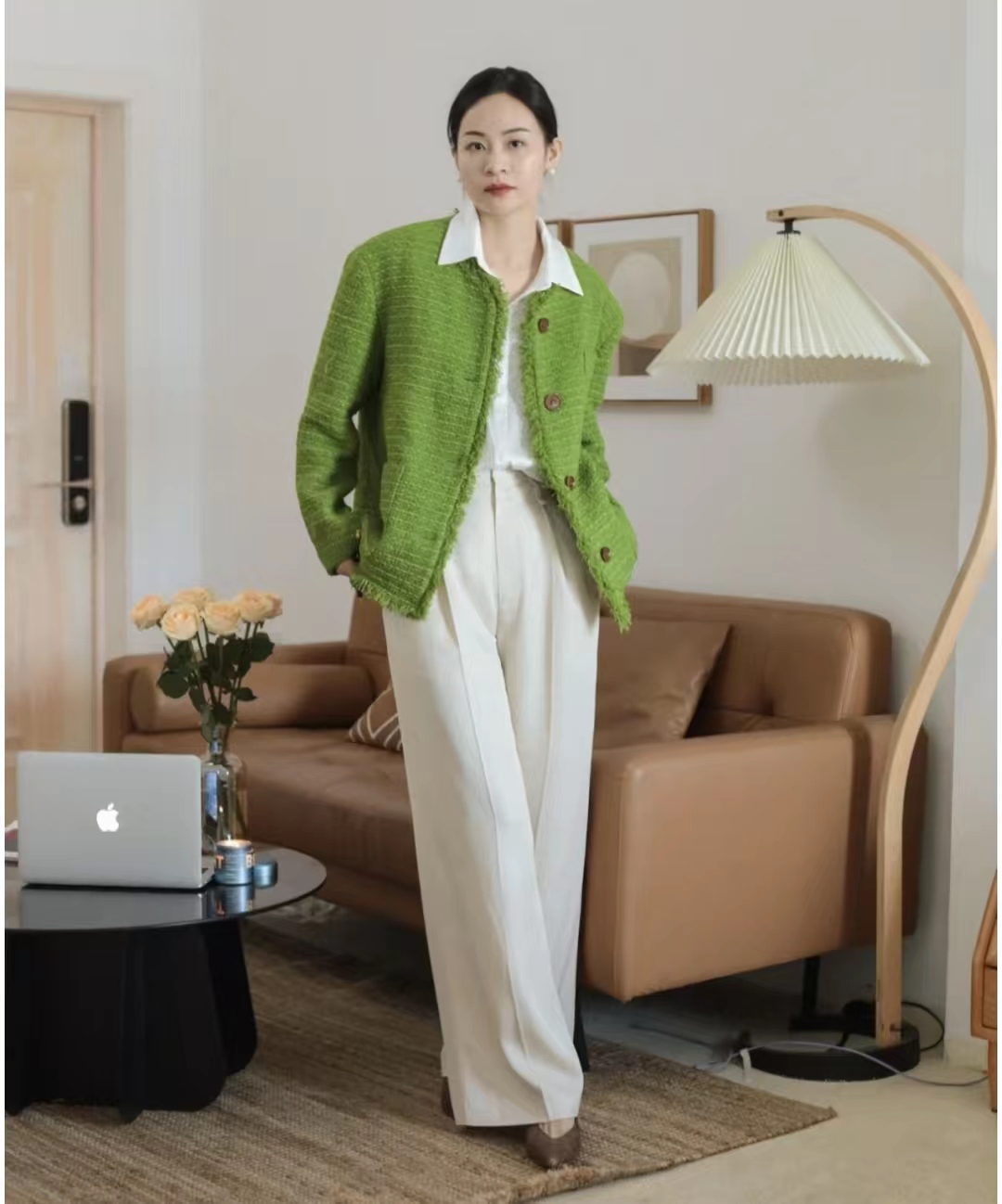 绿色衣服搭配什么颜色好看效果图,绿色最经典的三种颜色搭配