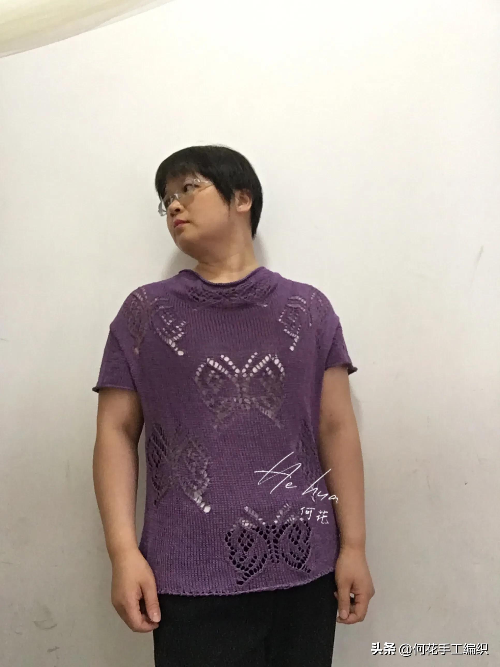 蝶恋毛衣编织视频,蝴蝶结红色毛衣