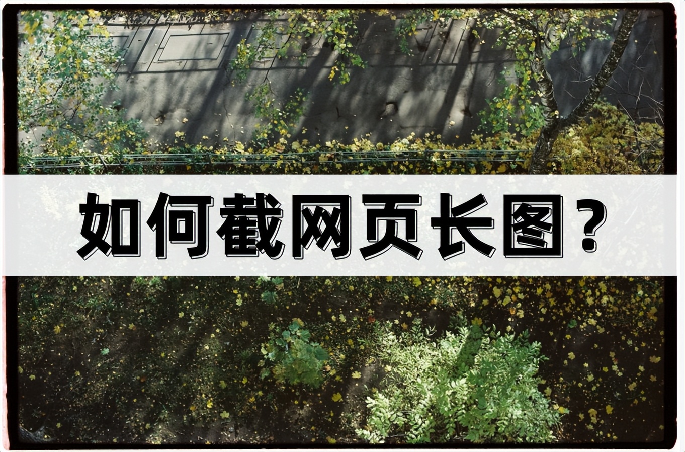 谷歌网页截图怎么滚动截长图,剪切快捷键ctrl加什么截网页长图