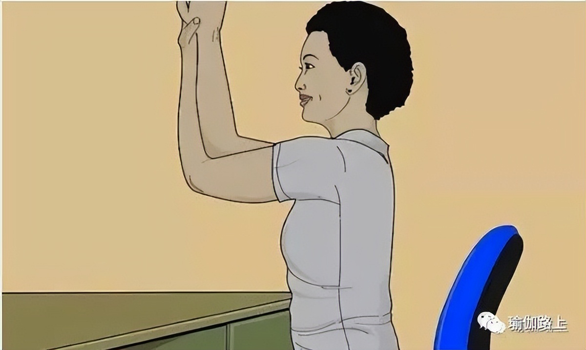 适合办公族的瑜伽动作体式,办公室瑜伽简单又好看