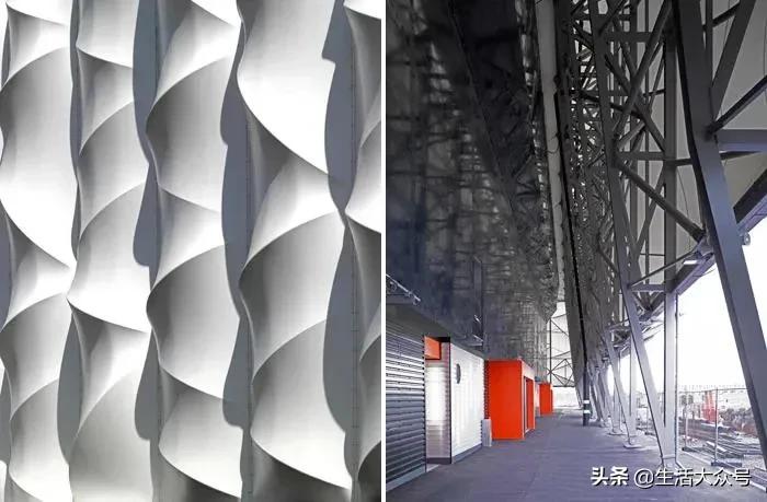 膜结构外立面,建筑工程膜结构