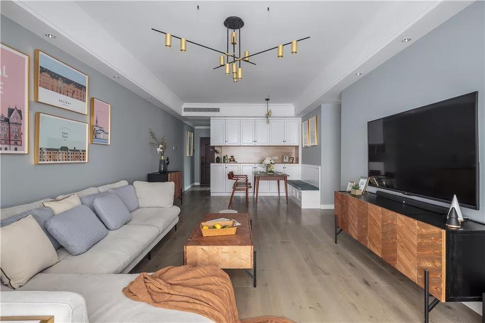 简约北欧风衣柜卧室,卧室无柜子设计北欧风