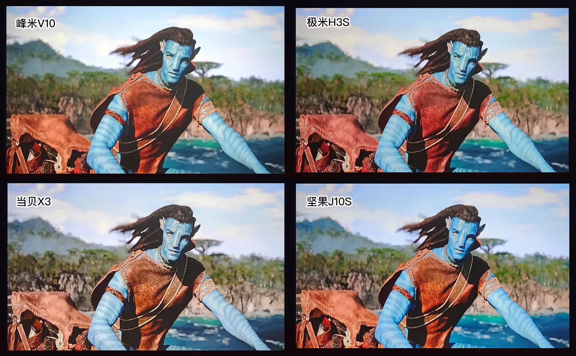 国产投影仪极米当贝坚果,峰米坚果投影仪对比