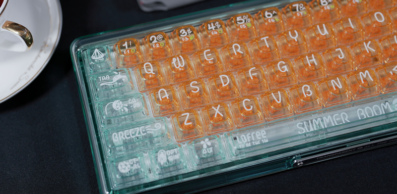 lofree洛斐机械键盘测评,洛斐全透明机械键盘